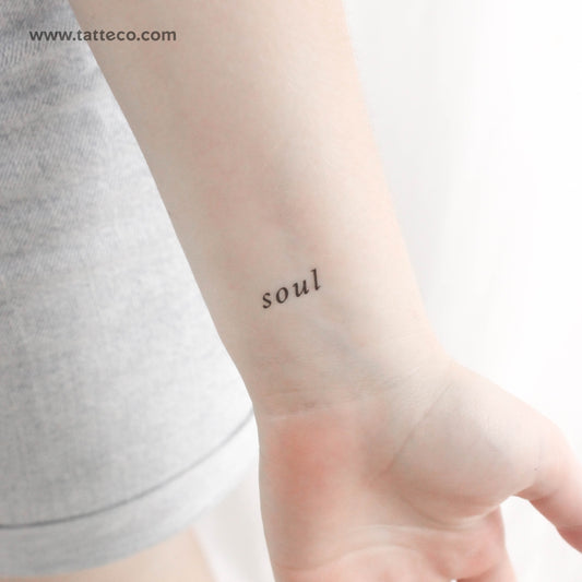 Tatuaje temporal del alma - Juego de 3