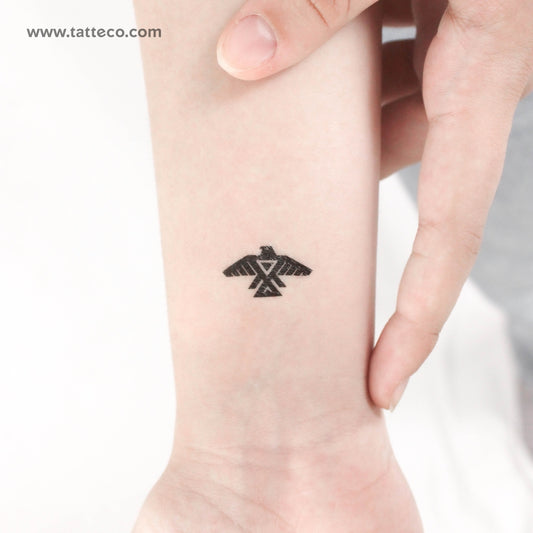 Tatuaje temporal Anishinaabe Thunderbird - Conjunto de 3