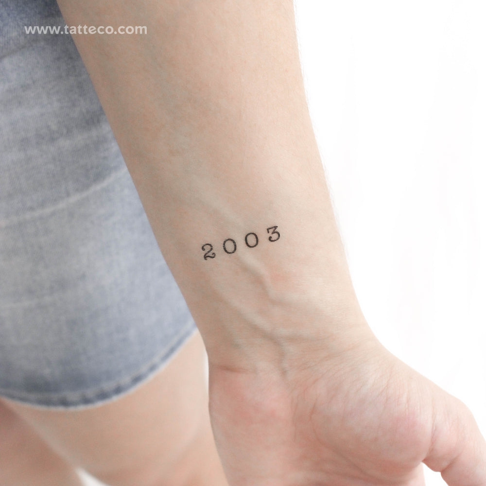 Tatuaje temporal de 2003 - Juego de 3