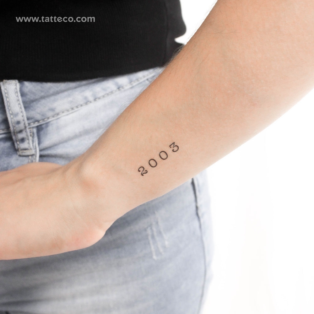 Tatuaje temporal de 2003 - Juego de 3