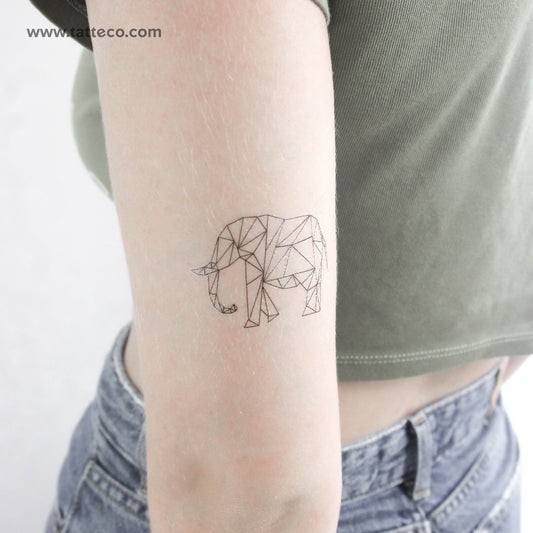 Tatuaje temporal de elefante de Cagri Durmaz - Juego de 3