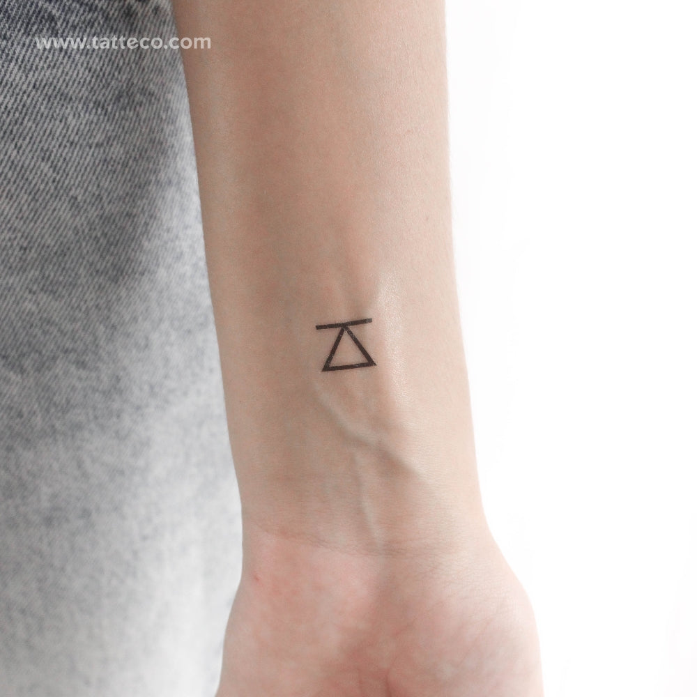 Challenge Symbol Temporary Tattoo - Set of 3, image size:1000x1000