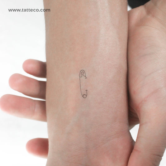 Tatuaje temporal de imperdible pequeño - Juego de 3