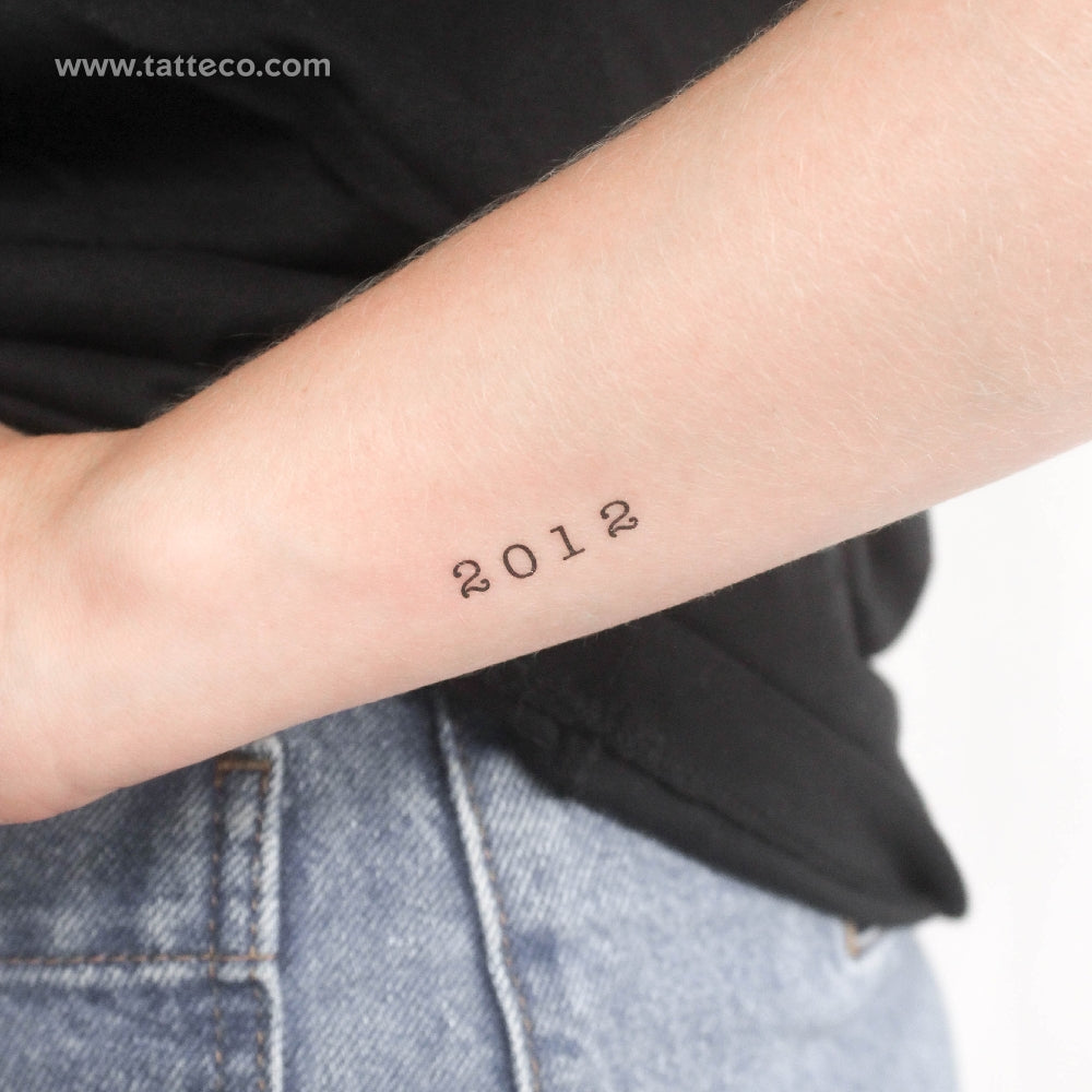 Tatuaje temporal 2012 - Juego de 3