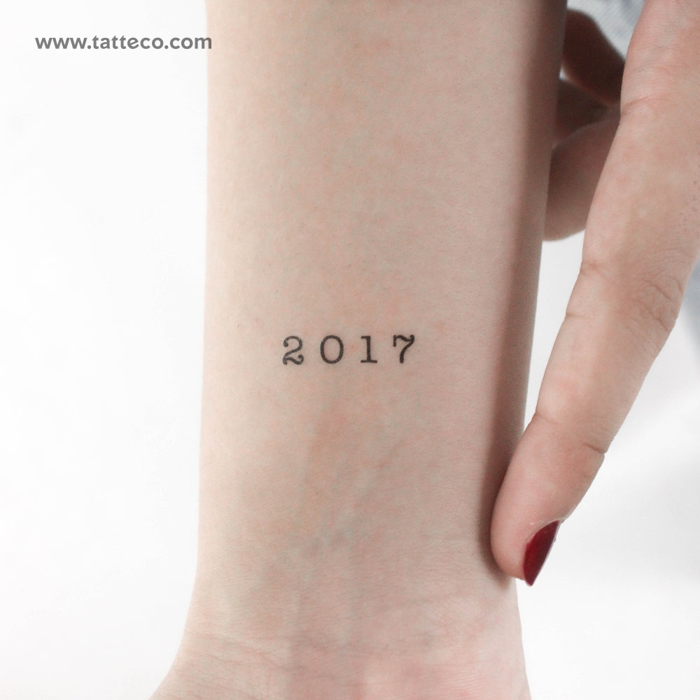 Tatuaje temporal 2017 - Juego de 3