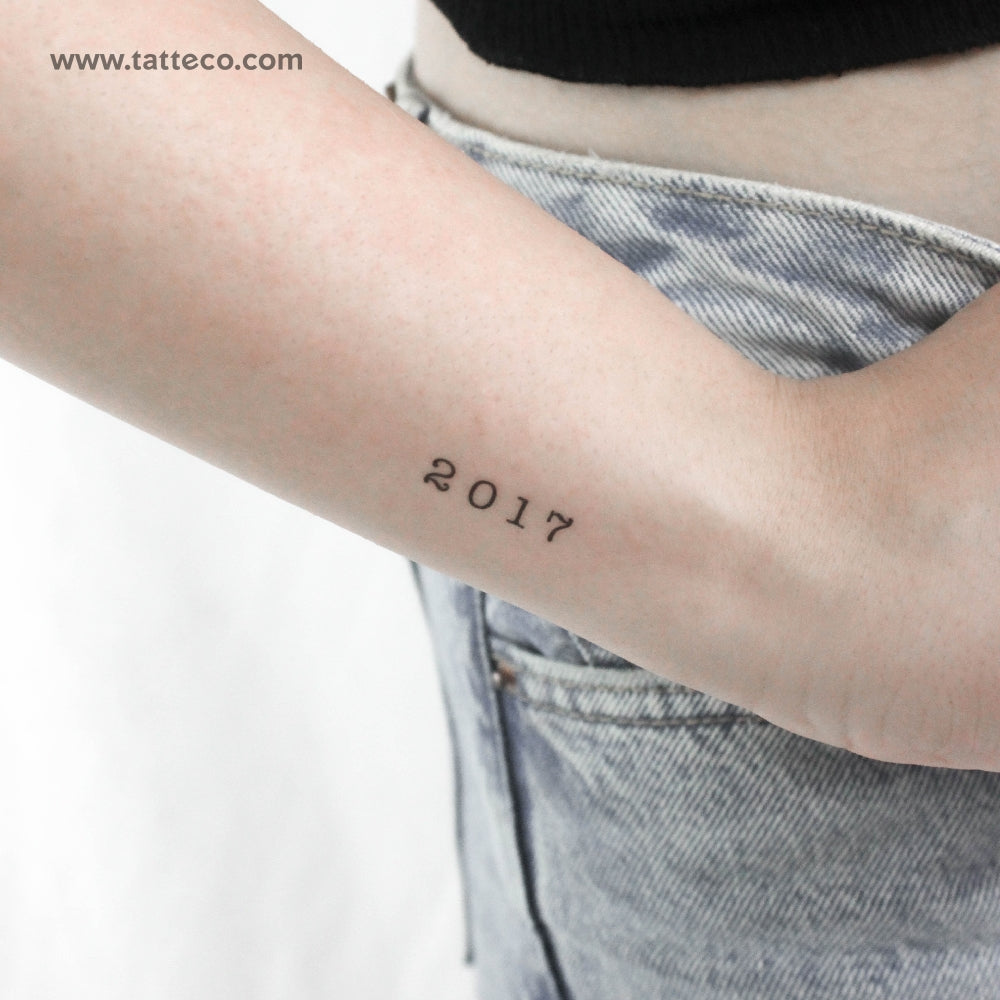 Tatuaje temporal 2017 - Juego de 3