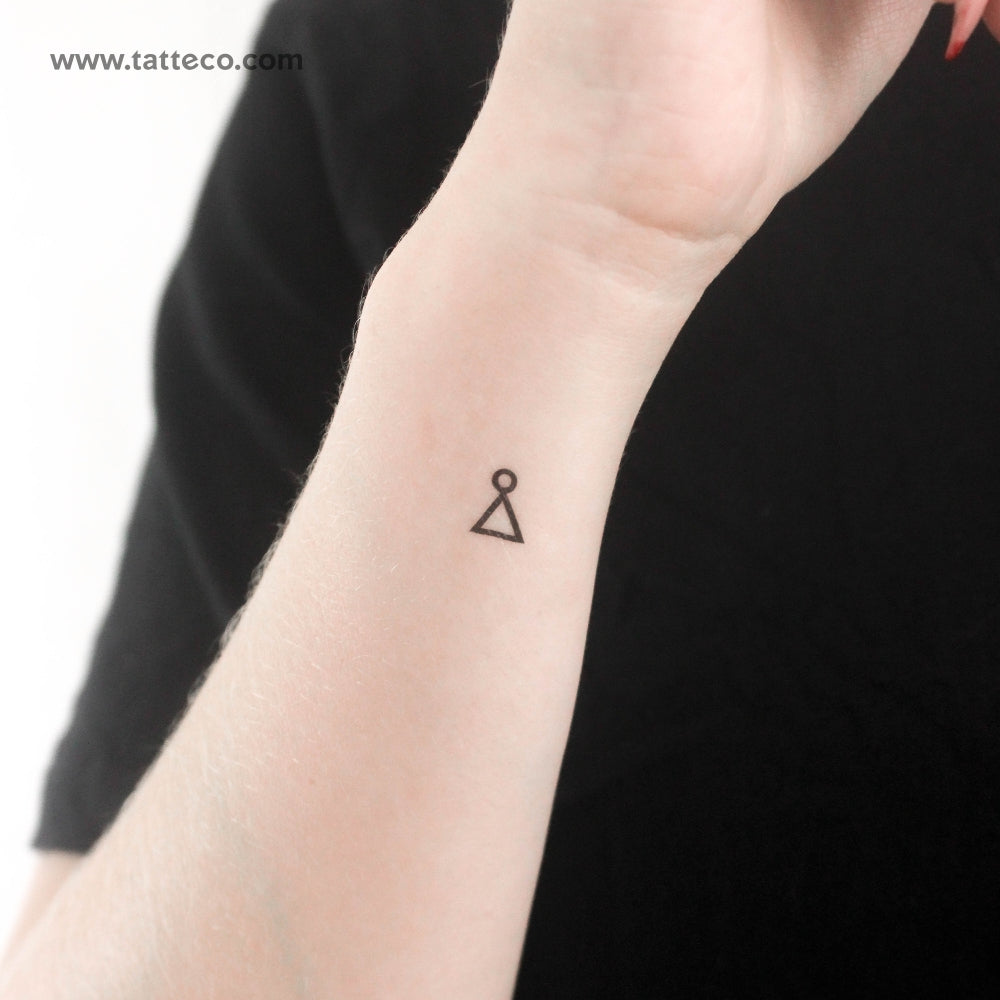 Learn Symbol Temporary Tattoo - Set of 3
