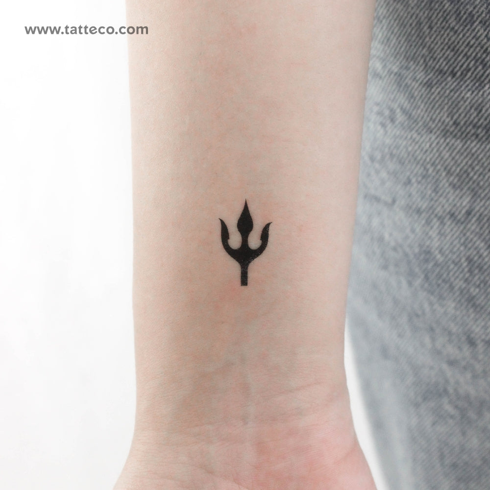 Trident Temporary Tattoo - Set of 3