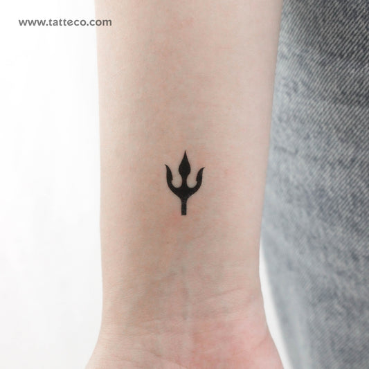Trident Temporary Tattoo - Set of 3