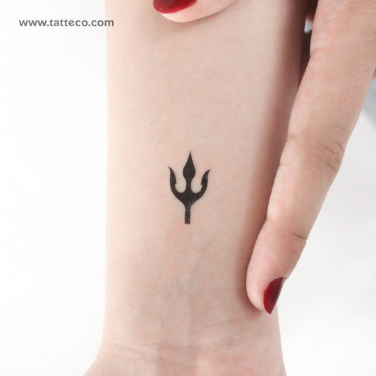 Trident Temporary Tattoo - Set of 3