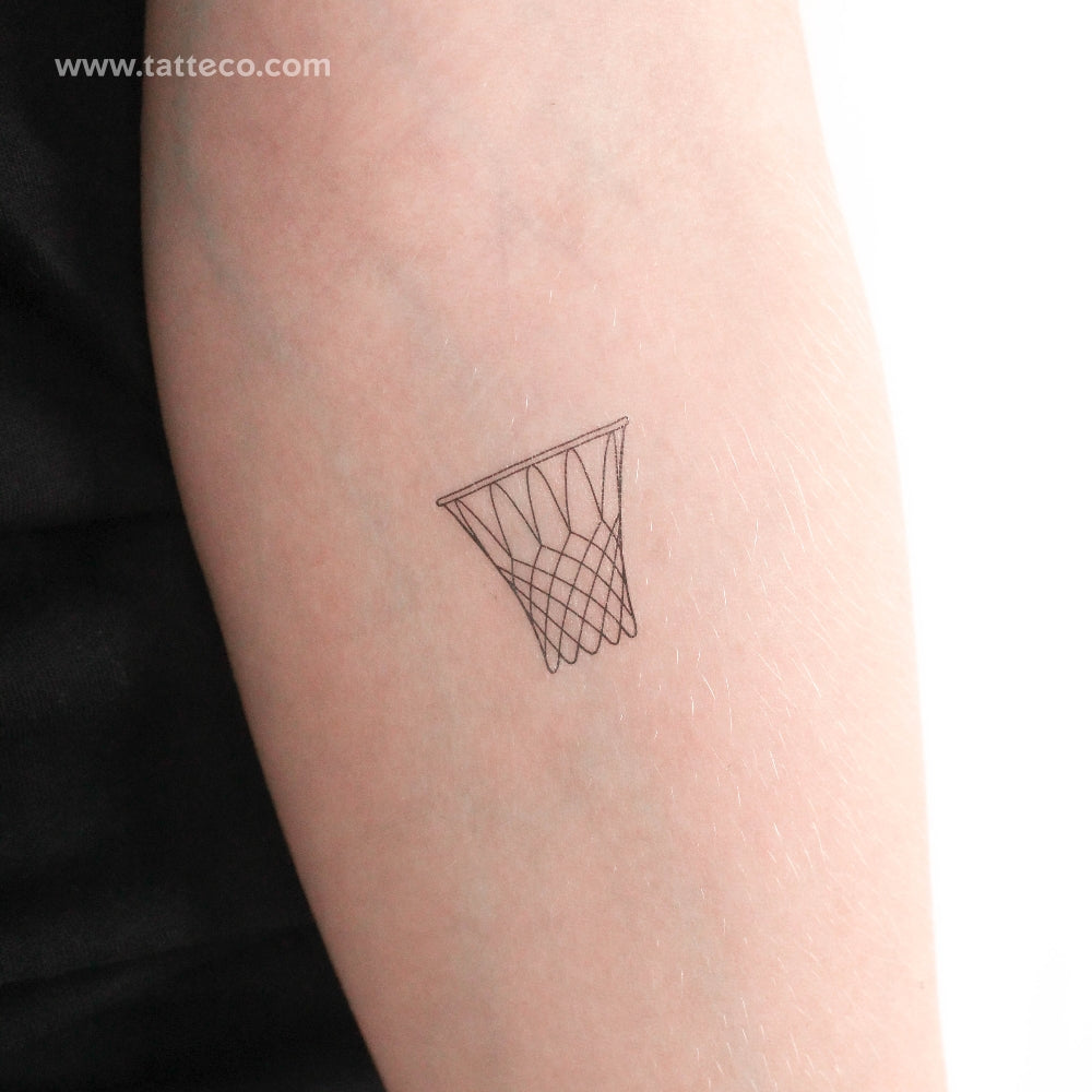 Tatuaje temporal de cesta - Juego de 3