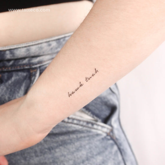 Hawk Tuah Temporary Tattoo - Set of 3