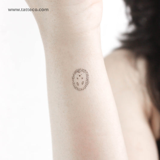 Belly Up Hedgehog Temporary Tattoo - Set of 3