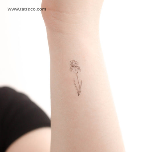 Tatuaje temporal de iris pequeño - Juego de 3