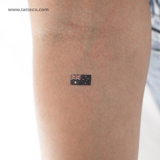Tatuaje temporal pequeño de la bandera de Australia (juego de 3)