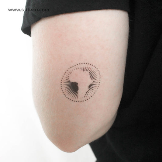 Tatuaje temporal de la Unión Africana - Juego de 3