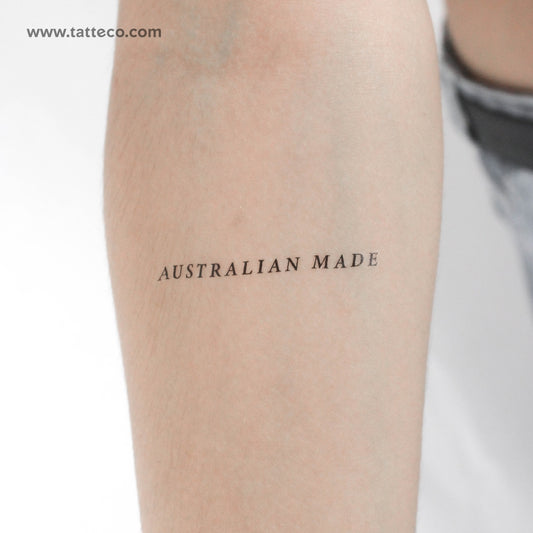 Australian Made Temporary Tattoo - Set of 3