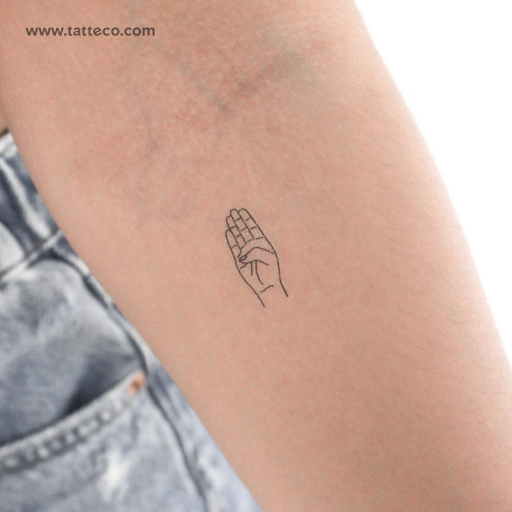 Sign Language B Temporary Tattoo - Set of 3 – Tatteco