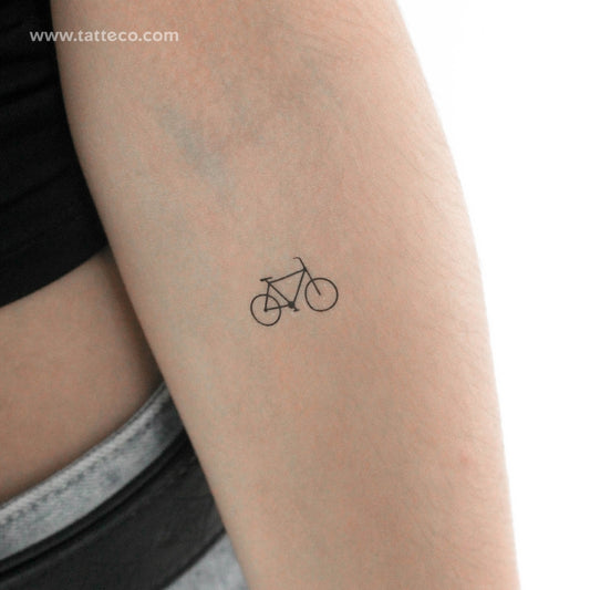 Ride Bike Temporary Tattoo - Set of 3