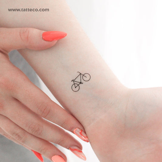 Ride Bike Temporary Tattoo - Set of 3