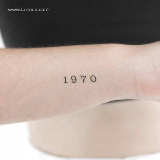 1970 Temporary Tattoo - Set of 3