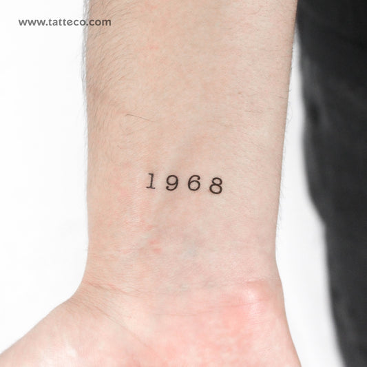 1968 Temporary Tattoo - Set of 3