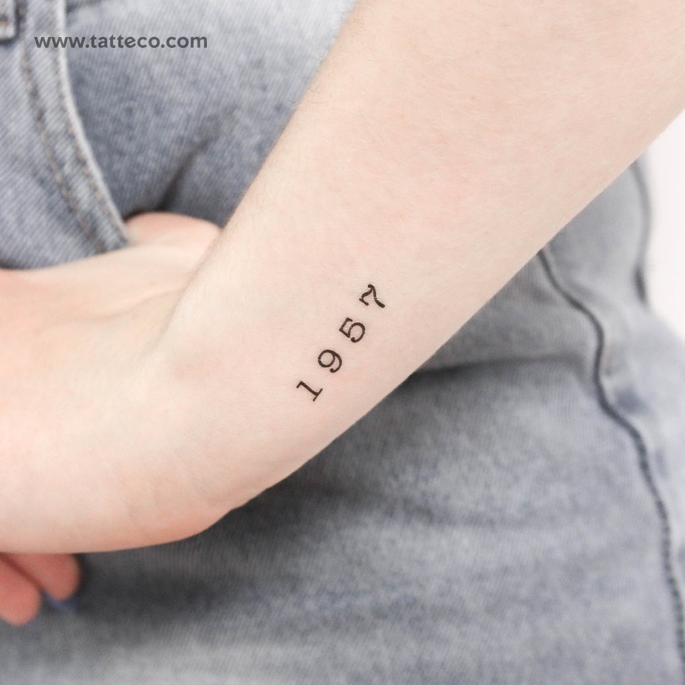 Tatuaje temporal de 1957 - Juego de 3