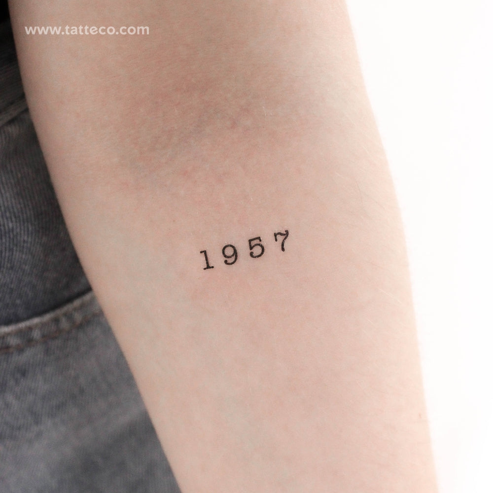 Tatuaje temporal de 1957 - Juego de 3