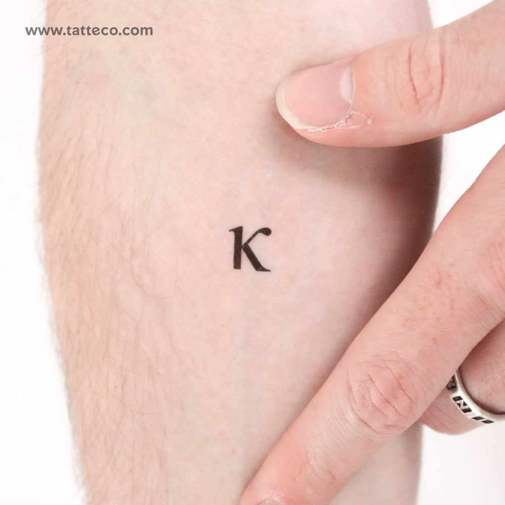 Tatuaje temporal Kappa κ - Juego de 3