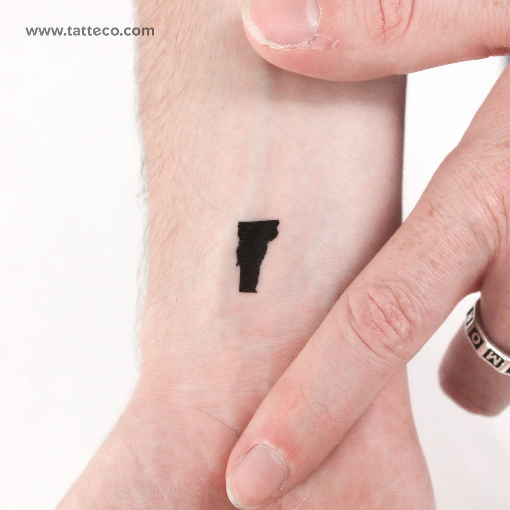 Vermont Temporary Tattoo - Set of 3