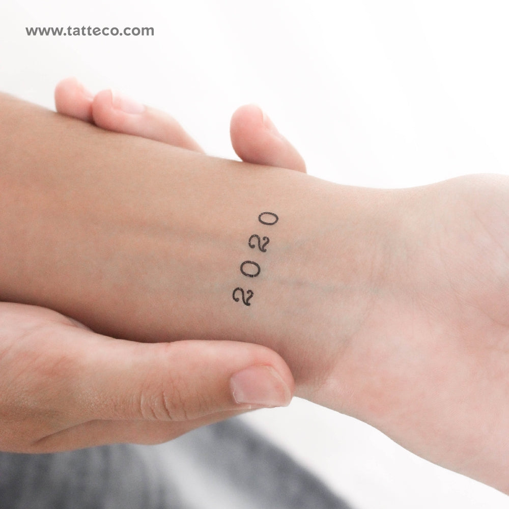 2020 Temporary Tattoo - Set of 3