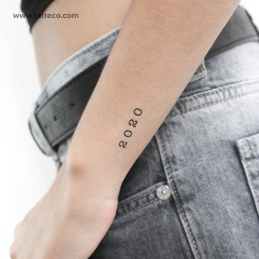2020 Temporary Tattoo - Set of 3