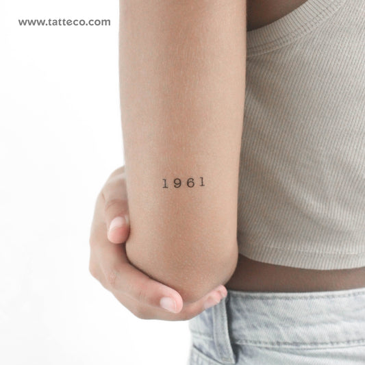 1961 Temporary Tattoo - Set of 3