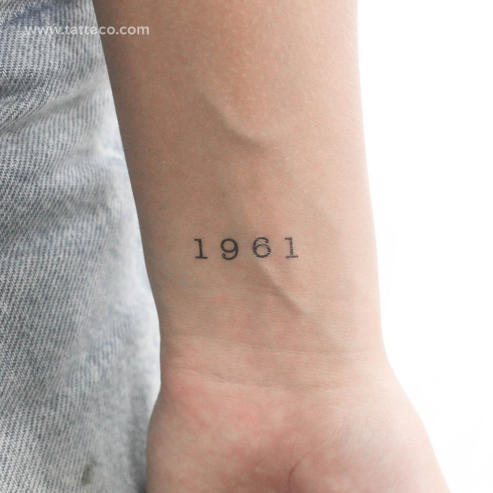 Tatuaje temporal de 1961 - Juego de 3