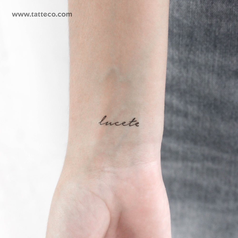 Lucete Temporary Tattoo - Set of 3