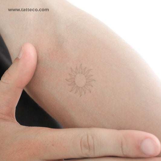 Tatuaje temporal "Sol pequeño" de 1991.ink - Juego de 3