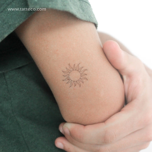 Tatuaje temporal "Sol pequeño" de 1991.ink - Juego de 3
