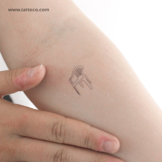 Tatuaje temporal de silla de plástico (juego de 3)