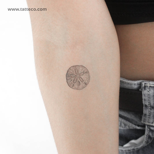 Sand Dollar Temporary Tattoo - Set of 3
