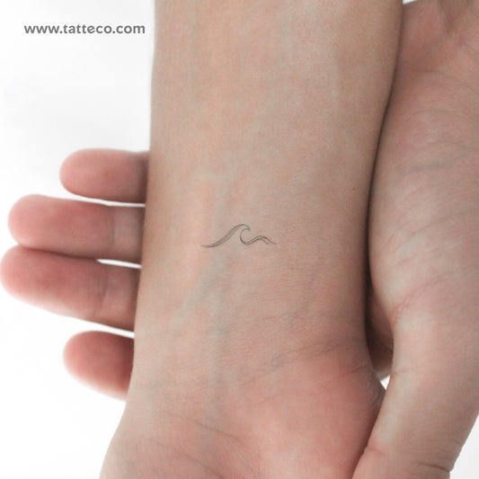 Tatuaje temporal "Small Wave" de 1991.ink - Juego de 3