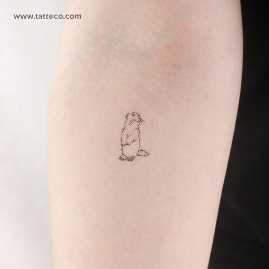 Marmot Temporary Tattoo - Set of 3