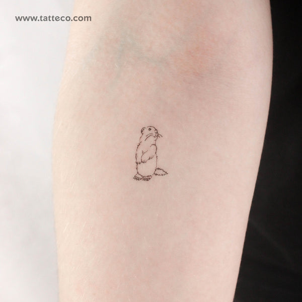 Marmot Temporary Tattoo - Set of 3