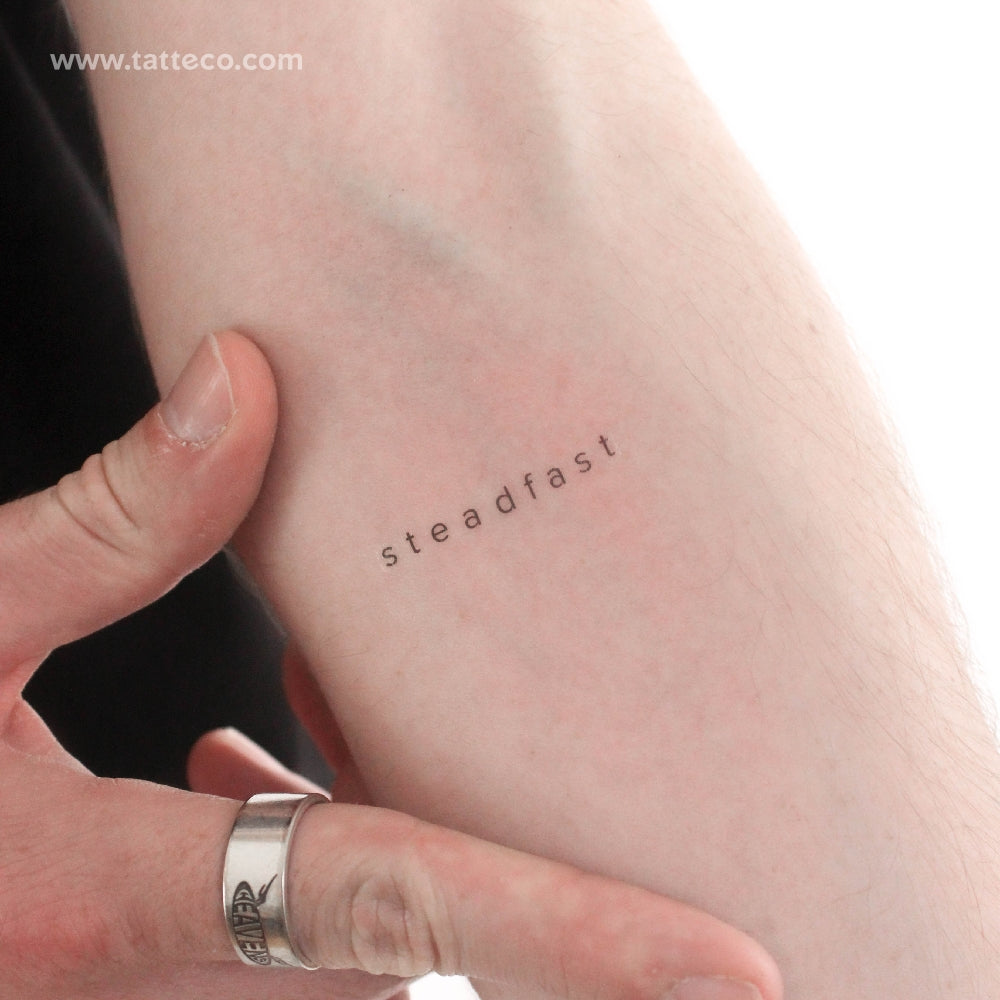 Steadfast Temporary Tattoo - Set of 3