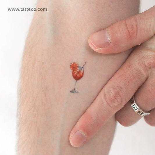 Tatuaje temporal de Aperol Spritz - Juego de 3