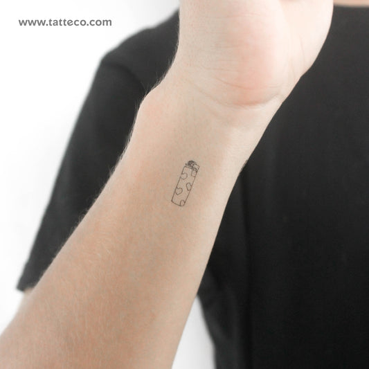 Tatuaje temporal de encendedor - Juego de 3