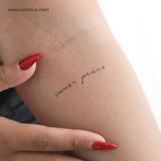 Inner Peace Temporary Tattoo - Set of 3