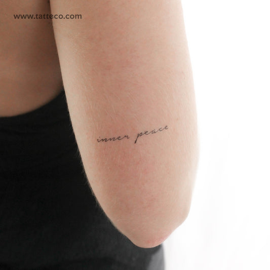 Inner Peace Temporary Tattoo - Set of 3