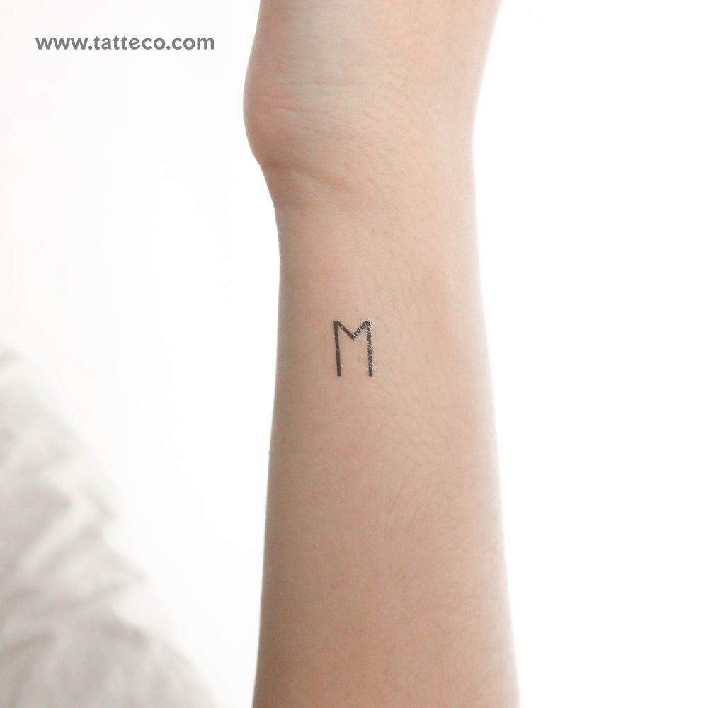 Tatuaje temporal de la runa Ehwaz (juego de 3)