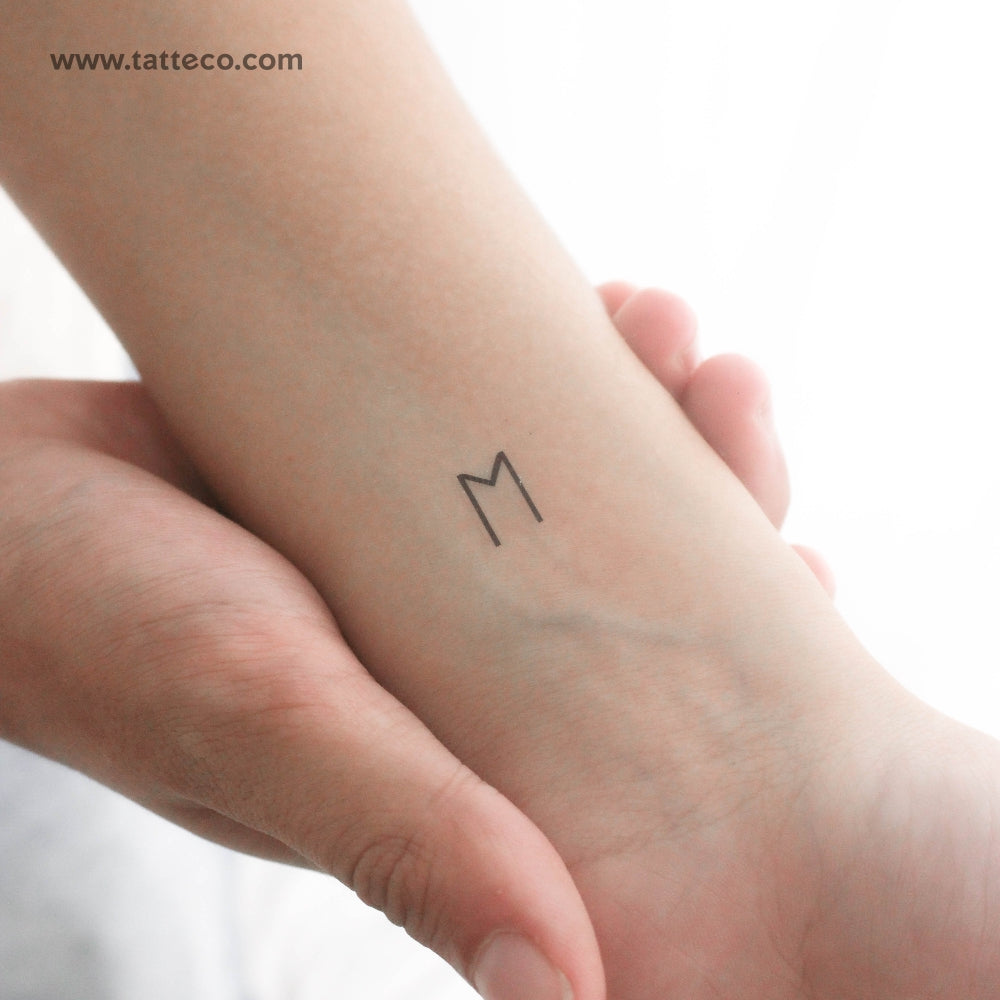 Tatuaje temporal de la runa Ehwaz (juego de 3)