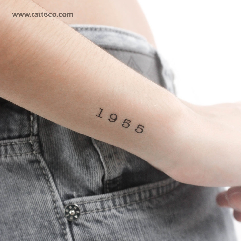 Tatuaje temporal de 1955 - Juego de 3